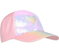 Mountain Warehouse Heart Sequin Kids Cap - Pink - Pink - Size: M