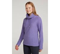 Mountain Warehouse Hebridean Womens Cowl Neck Fleece - Breathable Sweater, Brushed Inner & Two Front Pockets - Ideal For Spring Summer, Travel & Outdoors Grape Women's Size 20