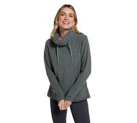Mountain Warehouse Hebridean Womens Cowl Neck Fleece - Breathable Sweater, Brushed Inner & Two Front Pockets - Ideal For Spring Summer, Travel & Outdoors Dark Khaki Women's Size 16