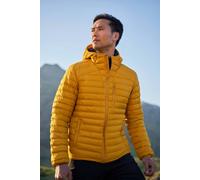 Mountain Warehouse Henry II Mens Down Padded Jacket - Water Resistant Coat, Insulated Winter Wear - Clothing for Outdoor, Travel Mustard 3XL