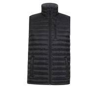 Mountain Warehouse Henry II Mens Down Padded Gilet - Lightweight Vest, Full Zip Outerwear -Winter Clothing for Running, Cycling, Walking, Travelling Black L