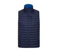 Mountain Warehouse Henry II Mens Down Padded Gilet - Lightweight Vest, Full Zip Outerwear -Winter Clothing for Running, Cycling, Walking, Travelling Navy M