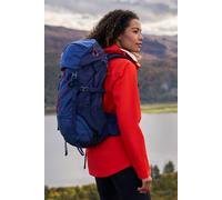 Mountain Warehouse 'highland' Durable Spacious Adjustable Strap 40L Outdoor Rucksack In Dark Blue Dark Blue One Size