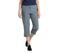 Mountain Warehouse Hiker Stretch Womens Capri Trousers - UV Protection Pants, Quick Drying, Stretchy, Multiple Pockets - for Outdoors, Travelling, Camping, Hiking Pale Green Women's Size 6