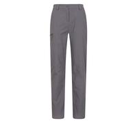 Mountain Warehouse Hiker Stretch Womens Trousers - UV Protection Ladies Pants, Quick Drying Bottoms, Multiple Pockets - Best for Outdoors, Picnic, Parks Charcoal Women's Size 14