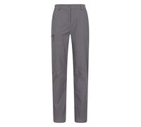 Mountain Warehouse Hiker Stretch Womens Trousers - UV Protection Ladies Pants, Quick Drying Bottoms, Multiple Pockets - Best for Outdoors, Picnic, Parks Charcoal Women's Size 14