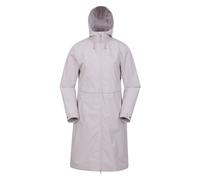 Mountain Warehouse Hilltop Womens Extra Long Waterproof Jacket - Breathable & Lightweight Womens Coat with Side Pockets - Autumn Winter, Walking, Outdoors & Camping