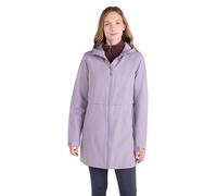 Mountain Warehouse Hilltop Womens Waterproof Jacket - Lightweight with Adjustable Hood & Side Pockets - Best for Spring Summer Wet Weather, Walking, Outdoors & Camping Dusky Purple Women's Size 16