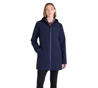 Mountain Warehouse Hilltop Womens Waterproof Jacket - Lightweight with Adjustable Hood & Side Pockets - For Spring Summer Wet Weather, Walking, Outdoors & Camping Navy Women's Size 16
