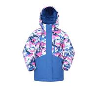 Mountain Warehouse Himalayan Kids Waterproof Ski Jacket - Breathable Childrens Coat withTaped Seams & Detachable Hood - Snowboarding Bright Pink Teen Size 13 Years
