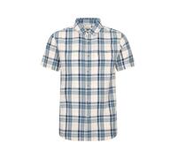 Mountain Warehouse Holiday Mens Cotton Shirt - Easy Care Shirt, Lightweight Casual Shirt, Mesh Lining Top - for Travelling, Camping & Hiking Light Blue S