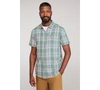 Mountain Warehouse Holiday Mens Short Sleeve Shirt - Green - Green - Size: S