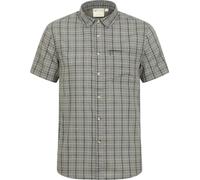 Mountain Warehouse Holiday Mens Cotton Shirt - Easy Care Shirt, Lightweight Casual Shirt, Mesh Lining Top - for Travelling, Camping & Hiking Khaki XS