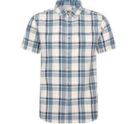 Mountain Warehouse Holiday Mens Cotton Shirt - Easy Care Shirt, Lightweight Casual Shirt, Mesh Lining Top - for Travelling, Camping & Hiking Light Blue S