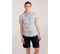 Mountain Warehouse 'holiday' Short Sleeved Breathable Travel Cotton Shirt In Light Khaki Light Khaki 20
