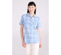 Mountain Warehouse Holiday Womens Cotton Shirt - Blue - Blue - Size: 12