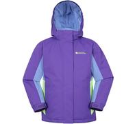 Mountain Warehouse Honey Kids Ski Jacket - Snowproof, Fleece Lined Snow Coat with Hood - Boys and Girls Winter Warm Skiing, Snowboarding & Outdoors Purple Kids Size 2-3 Years