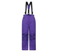 Mountain Warehouse Honey Kids Snow Pants - Snowproof Childrens Trousers, Water Resistant Rain Pants with Zipped Pockets - for Sports, Skiing Holidays, Snowboarding Purple Kids Size 11-12 Years