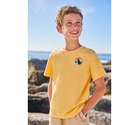 Mountain Warehouse Howling Wolf Kids Short Sleeve T-Shirt - Yellow
