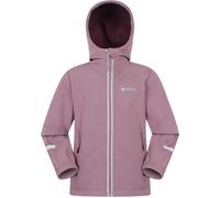 Mountain Warehouse Huxley Kids Water Resistant Reflective Softshell Dusky Purple Kids Size 9-10 Years