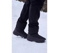 Mountain Warehouse Icey Womens Short Fleece Lined Snow Boots - Snow Proof Ladies Shoes with High traction outsole - Winter Skiing, Winter Sports, Walking Black Adult Shoe Size 5