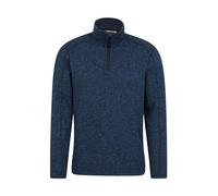 Mountain Warehouse Idris Mens Half-Zip Fleece - Breathable Anti-pill Microfleece, Lightweight Sweatshirt - Best for Spring Summer, Camping, Outdoors & Travelling Navy 4XL