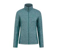 Mountain Warehouse Idris Womens Panelled Fleece Jacket -Warm Coat, Lightweight with Breathable Front Pockets - For Spring Summer, Camping, Outdoors, Travelling & Hiking Dark Teal Women's Size 16