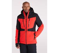 Mountain Warehouse 'Intergalactic Extreme' Mens Ski Jacket with Detachable Hood Waterproof Coat Red - Size Large