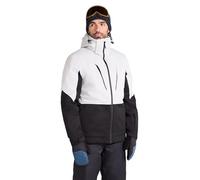 Mountain Warehouse Interstellar Mens Waterproof Padded Ski Jacket, Breathable, Taped Seams, Detachable Snow skirt - Best for Skiing, Sports, Walking White XL