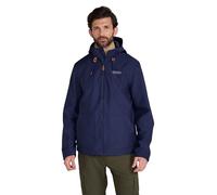 Mountain Warehouse Iona Men’s Softshell Jacket - Windproof, Water-Resistant Coat with Adjustable Hood & Cuffs, Multiple Pockets - Spring Summer, Hiking & Outdoors Navy 4XL