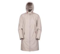 Mountain Warehouse Iona Womens Longline Softshell - Water-resistant Rain Jacket with Adjustable Hood - Best for Spring Summer, Walking, Outdoors, Hiking & Trekking