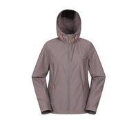 Mountain Warehouse Iona Womens Water Resistant Softshell Jacket - Breathable, Lightweight - For Spring Summer Taupe Women's Size 18