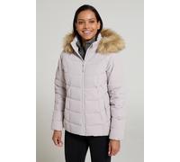 Mountain Warehouse 'isla' Water Resistant Winter Extreme Down Jacket In Light Beige Light Beige 14