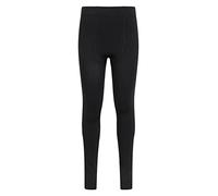 Mountain Warehouse Isotherm Kids Brushed Leggings - Warm & Cosy, Brushed Inner, Boy & Girls, Baselayer - Best for Winter Camping, Outdoors, Travelling & Hiking Black M - L