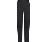 Mountain Warehouse Jungle Mens Trekking Trousers - Water-Resistant Bottoms, UV Protect & Elastic Waistband Pants - Spring Summer, Outdoors & Trekking Black (Trekking Short) Men's W34
