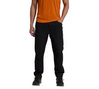 Mountain Warehouse Jungle Mens Trekking Trousers - Short - Water-Resistant, Reinforced Fabric Bottoms, UV Protect & Elastic Waistband - for Spring Summer, Outdoors & Trekking Black Men's W42