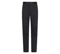 Mountain Warehouse Jungle Mens Trekking Trousers - Short Length - Black - Black - Size: W44