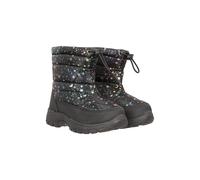 Mountain Warehouse Caribou Toddler Unisex Snow Boots - Snow Proof, Padded Insulation, Drawcord, Deep lugs - Best for Winter Skiing, Sports, Walking & Outdoors Iridescent Kids Shoe Size 6