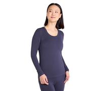 Mountain Warehouse Keep The Heat Isotherm Womens Round Neck Top - Lightweight Ladies Baselayer, Breathable Underlayer - Best for Skiing, Snowboarding Navy (Keep The Heat) Women's Size 14
