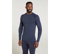Mountain Warehouse Keep The Heat Mens Thermal Top - Lightweight, Isotherm & Moisture Wicking Baselayer - Winter Camping, Outdoors, Travelling & Hiking Navy M