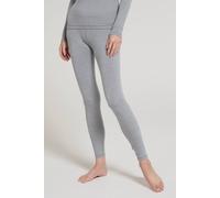 Mountain Warehouse Keep The Heat Womens Baselayer Pants - Isotherm, Quick Dry & Moisture Wicking Ladies Leggings - Spring Summer, Outdoors, Travelling & Hiking Light Grey Women's Size 8