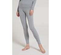 Mountain Warehouse 'Keep The Heat' Womens Base Layer Pants Winter Skiing Trousers Light Grey - Size 10 UK