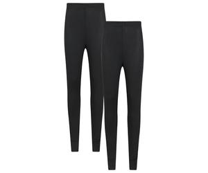 Mountain Warehouse Keep The Heat Womens Isotherm Pants - Active Wear Ladies Leggings, Warm & Cosy Baselayer Trousers - Winter Camping, Outdoors, Travelling & Hiking Black (Multipack) Women's Size 6
