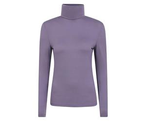 Mountain Warehouse Keep The Heat Womens Isotherm Roll Neck - Warm Underlayering, Thermal Baselayer - Winter Camping, Outdoors, Travelling & Hiking Dusky Purple Women's Size 6