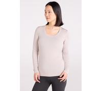 Mountain Warehouse Keep The Heat Womens Thermal Top - Beige - Beige - Size: 10