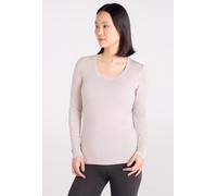 Mountain Warehouse Keep The Heat Womens Thermal Top - Beige - Beige - Size: 8