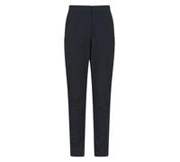 Mountain Warehouse Kesugi Womens Superslim Stretch Trousers - Water-resistant, Quick Drying, Pockets - Best for Autumn, Winter, Outdoors & Everyday Wear Black Women's Size 14