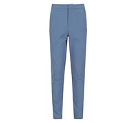 Mountain Warehouse Kesugi Womens Trekking Trousers - Slim Fitted Pants, 4 Way Stretch, DWR Treatment, Flexible, Cosy - Best for Hiking, Camping, Travelling & Outdoors Navy Women's Size 10