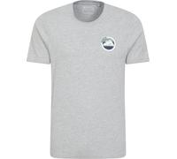 Mountain Warehouse Keswick Mountain Mens Cotton T-Shirt - Grey - Grey - Size: L