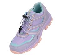 Mountain Warehouse Kids Approach Running Trainers - Purple - 12 UK Child - Purple - 40% Synthetic/30% Textile/10% Phylon/10% EVA/10% Mesh